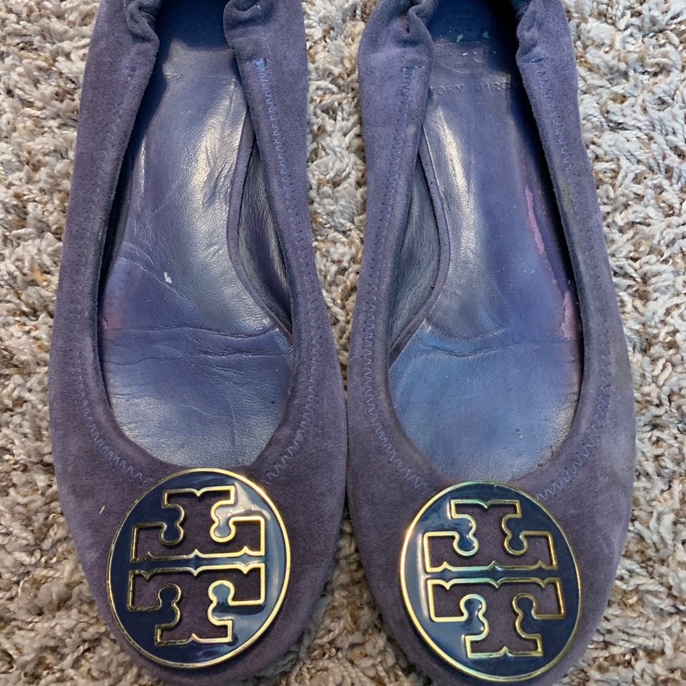 Purple Suede Tory Burch Flats